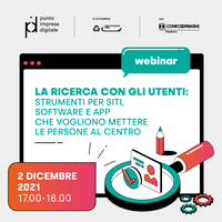 02 12 2021 La ricerca con gli utenti: strumenti per siti, software e app che vogliono mettere le persone al centro
