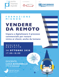 14 10 2020 Webinar "Vendere da remoto"