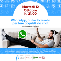 12 10 2021 "WhatsApp, arriva il carrello per fare acquisti via chat"