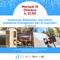 19 10 2021 "Colonnine Elettriche: che futuro possiamo immaginare per le imprese?"