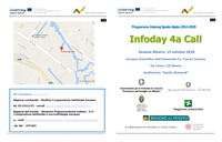 15 10 2018 - Programma Interreg Spazio Alpino 2014-2020 - Infoday 4a Call