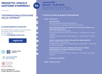 Progetto "fisco e gestione d'impresa"  modulo "internazionalizzazione delle imprese"