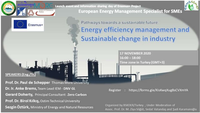 17 11 2020 evento lancio per "Energy management and Sustainable Change in Industry"