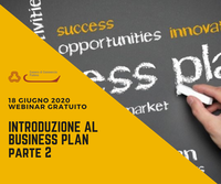 18 06 2020 Seminario online "Introduzione al business plan" 2^ parte