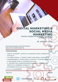29 04 2020 #mercoledInDigitale - Digital Marketing e Social Media Marketing