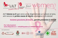 02 e 30 10 2021 Campagna di prevenzione "LILT for Women" e progetto "Facciamo Prevenzione che Impresa"
