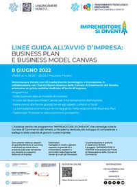 08 06 2022 Linee guida all'avvio d'impresa: business plan e business model canvas