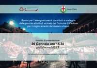 26 01 2022 Presentazione del Bando contributi Esercizi di vicinato