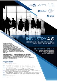 Evento "Industry 4.0 - Accelerare l'innovazione tecnologica nella direzione del mercato"