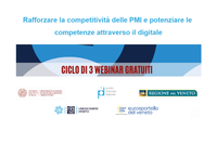 Ciclo di 3 webinar: Rafforzare la competitività e potenziare le competenze attraverso il digitale