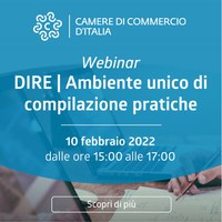 DIRE: Ambiente unico di compilazione pratiche del Registro Imprese
