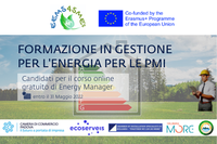 Formazione in gestione dell'energia per le PMI: aperte le iscrizioni al corso online per Energy Manager