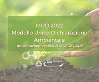 MUD 2022: approvato il Modello Unico di Dichiarazione Ambientale