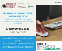 27 11 2020 Formazione "Incentivi e opportunità: guida pratica"